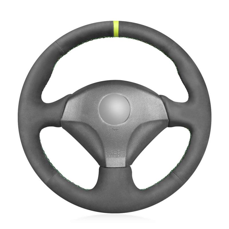 DIY Microfiber Leather Steering Wheel Cover For Honda S2000, Civic Si, Acura RSX Type-S – Custom Fit, Black